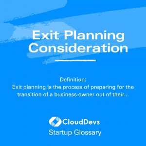 Exit Planning Considerations