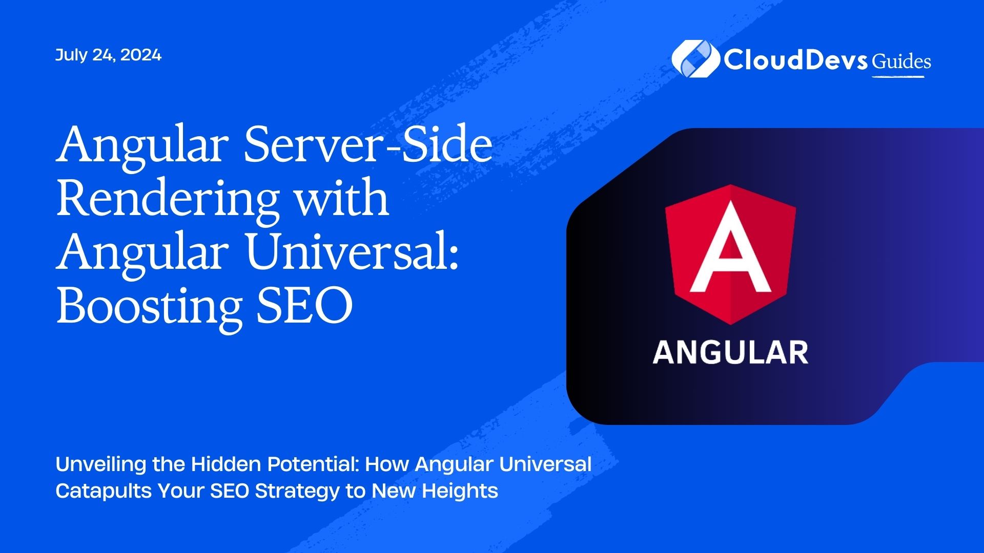 Angular Server-Side Rendering with Angular Universal: Boosting SEO