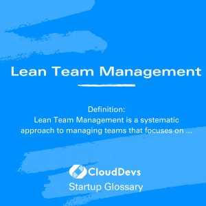 Lean Team Management