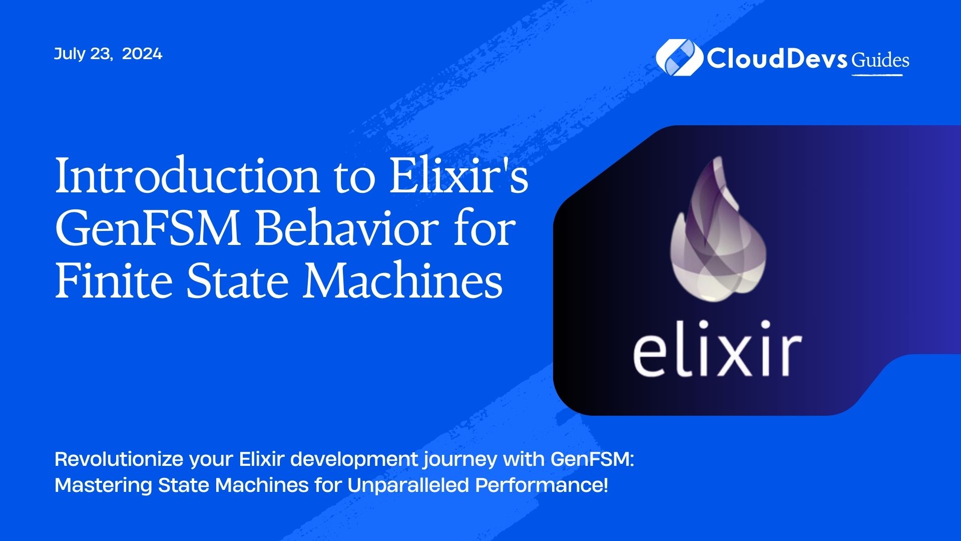 Introduction to Elixir's GenFSM Behavior for Finite State Machines