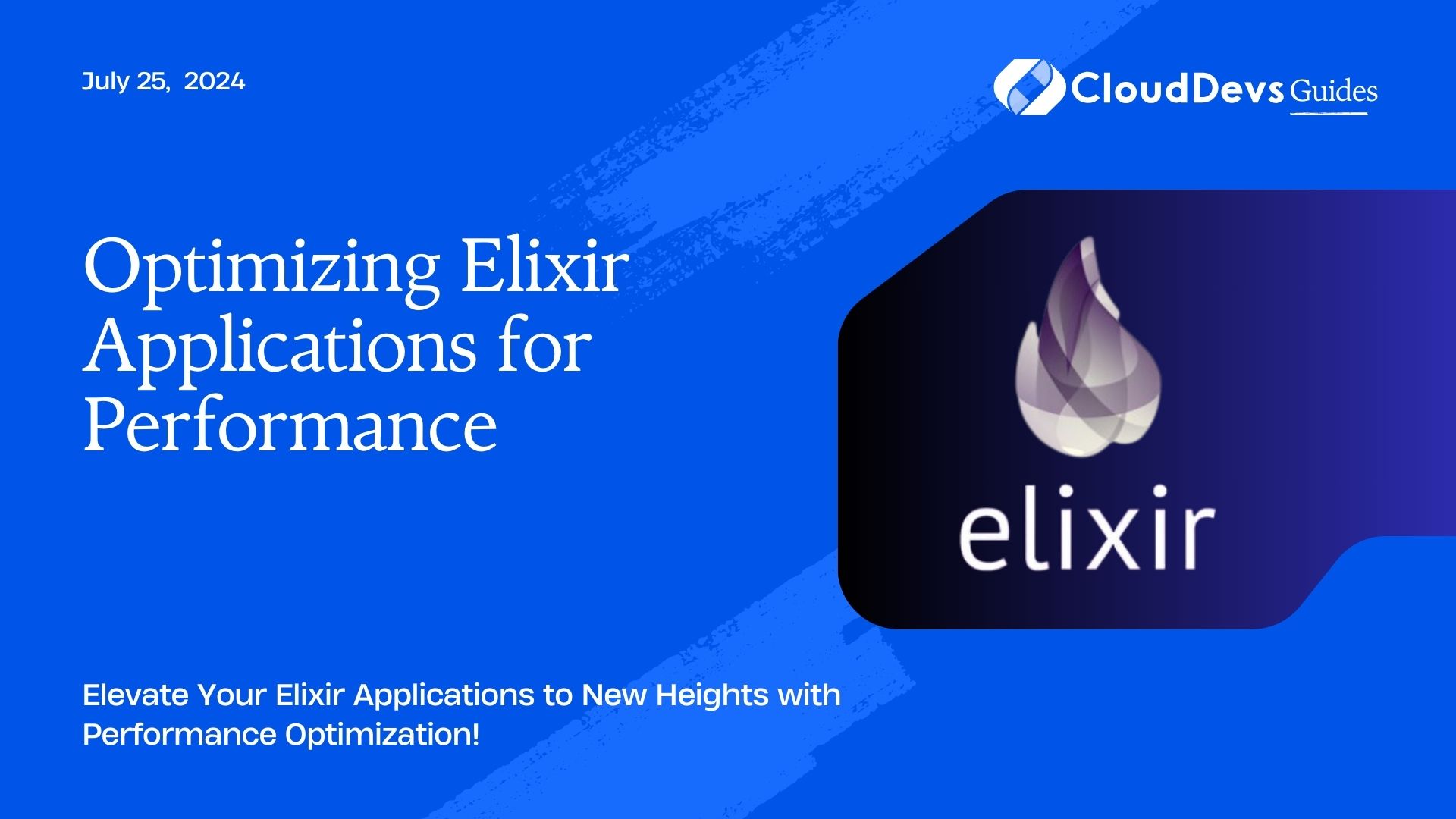 Optimizing Elixir Applications for Performance