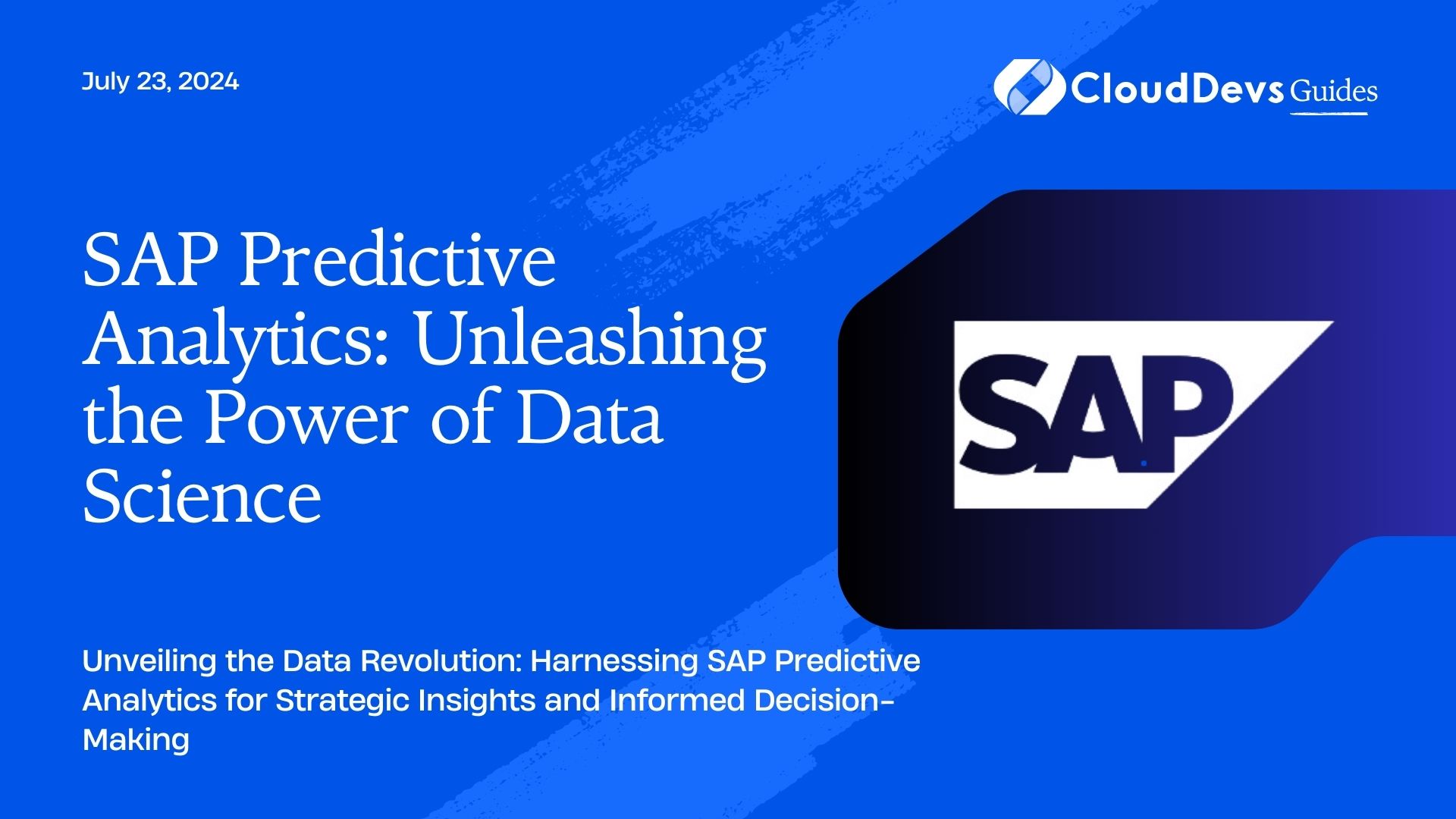 SAP Predictive Analytics: Unleashing the Power of Data Science