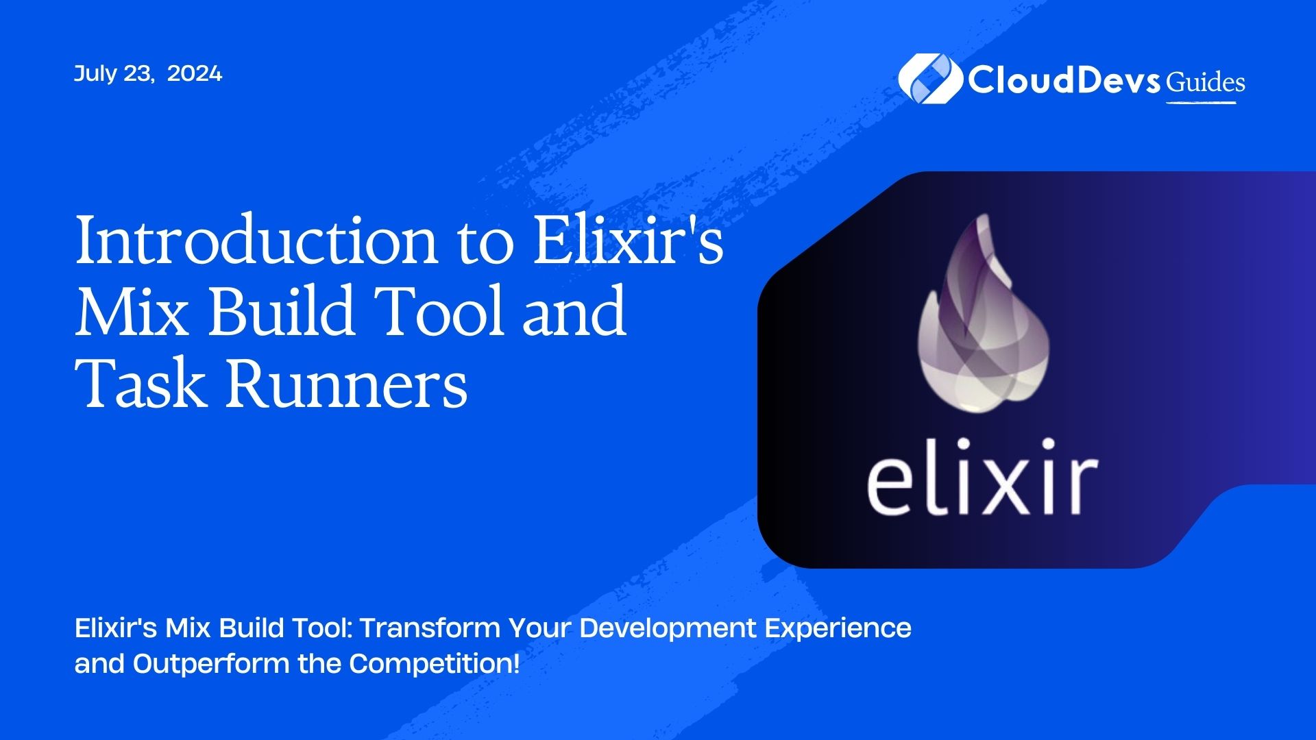 Introduction to Elixir's Mix Build Tool and Task Runners