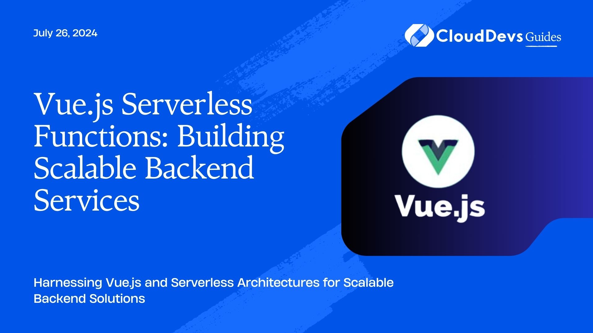 Vue.js Serverless Functions: Building Scalable Backend Services