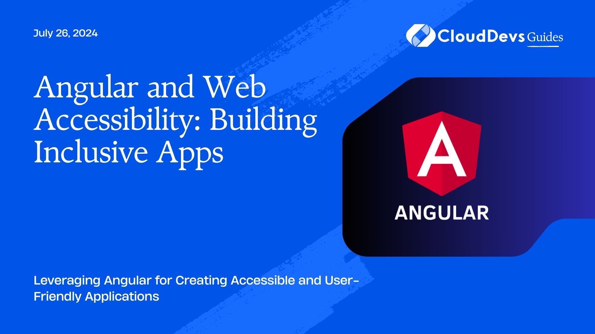 Angular and Web Accessibility: Building Inclusive Apps