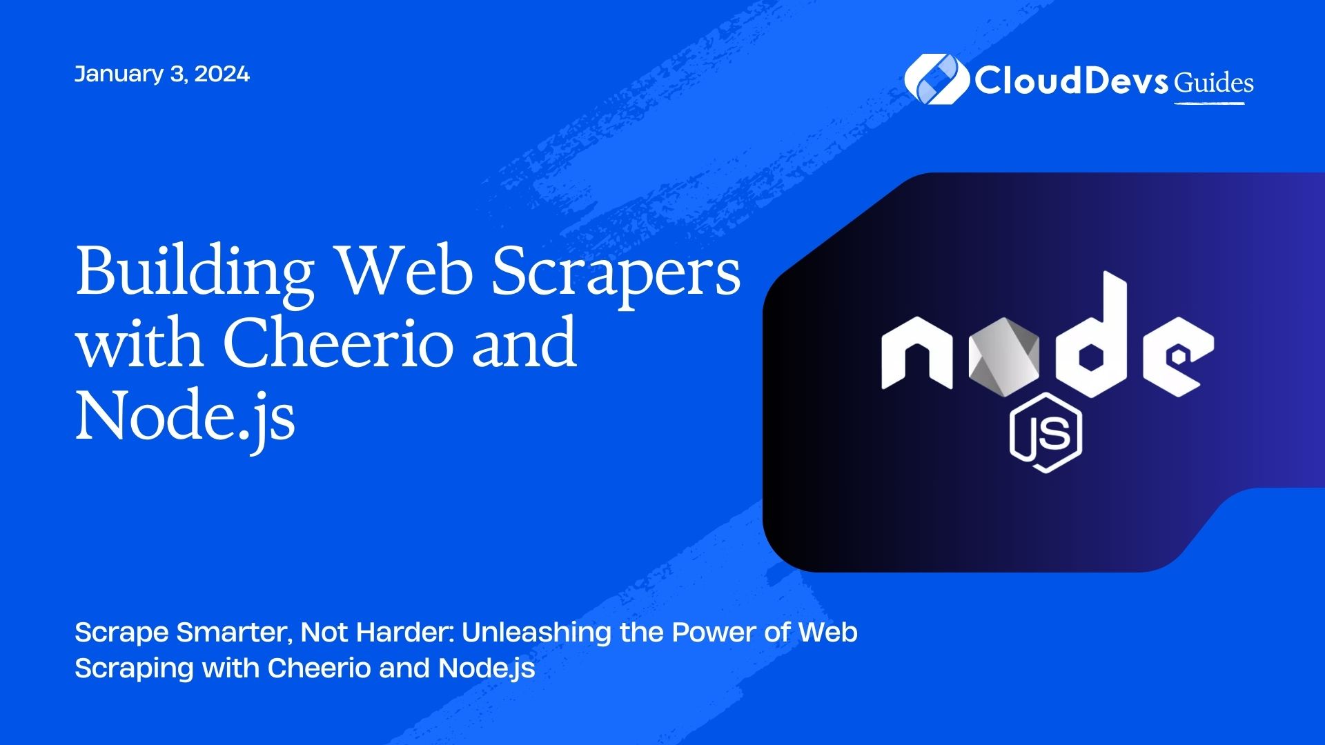 Building Web Scrapers with Cheerio and Node.js