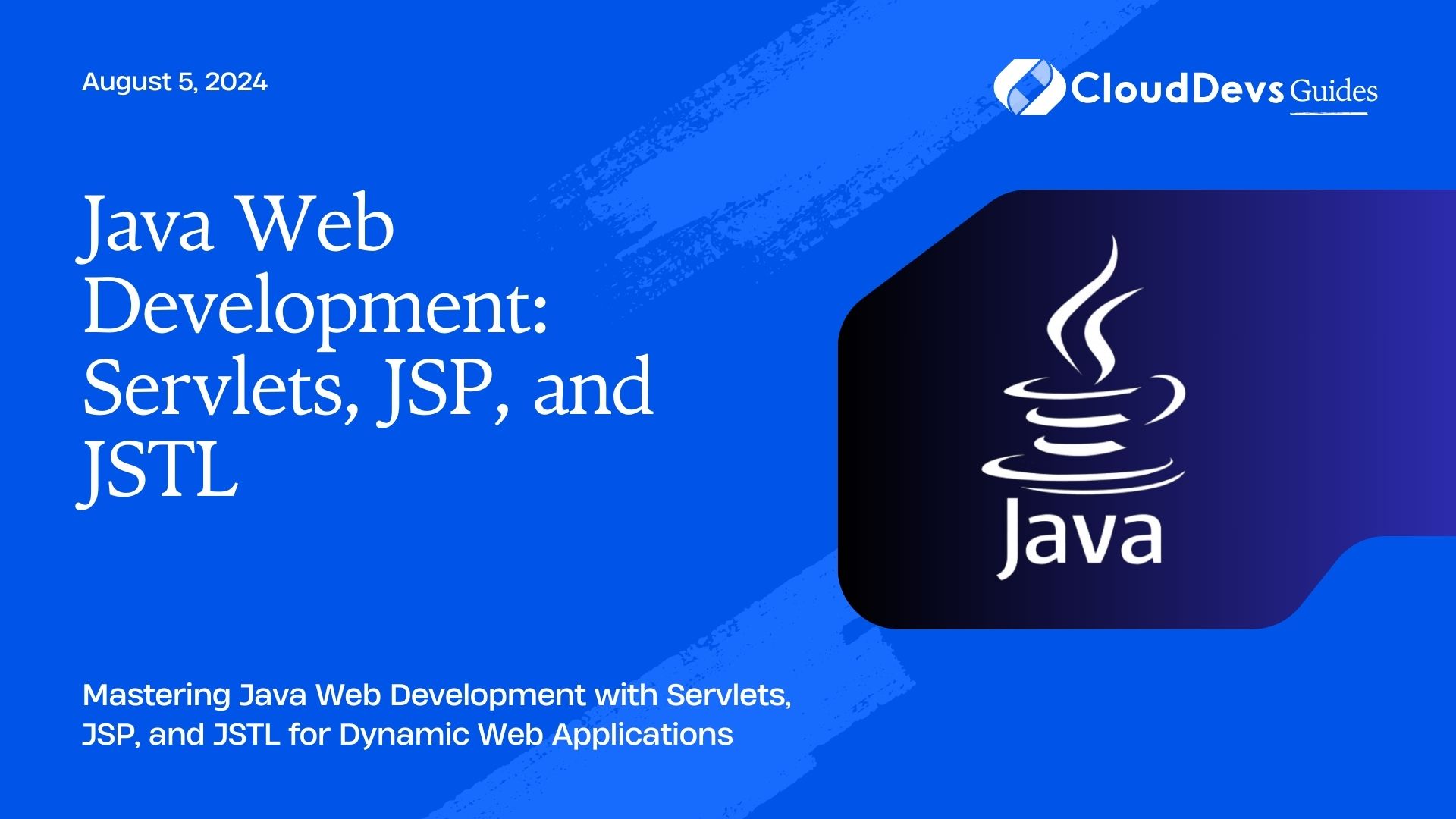 Java Web Development: Servlets, JSP, and JSTL