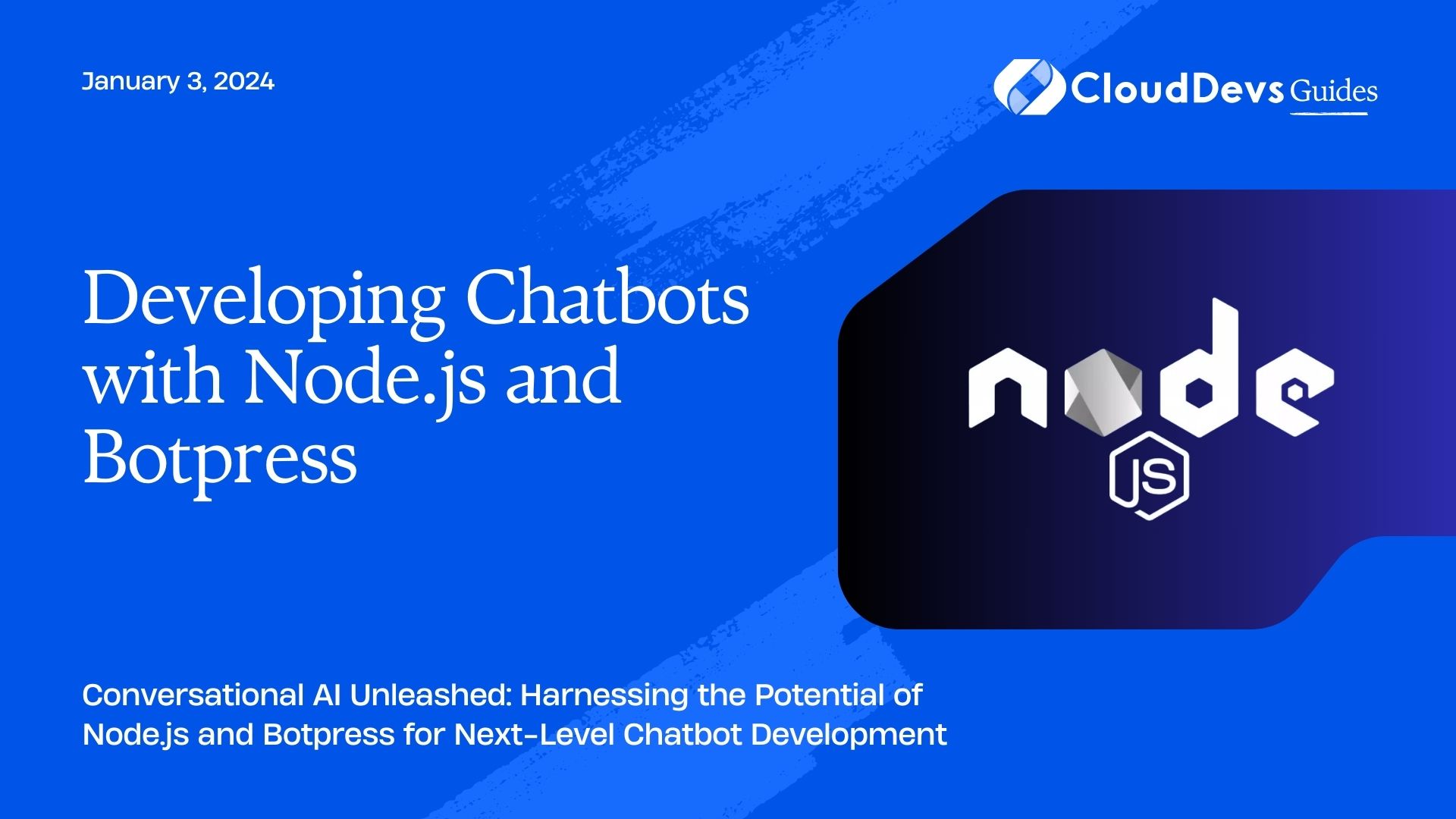 Developing Chatbots with Node.js and Botpress