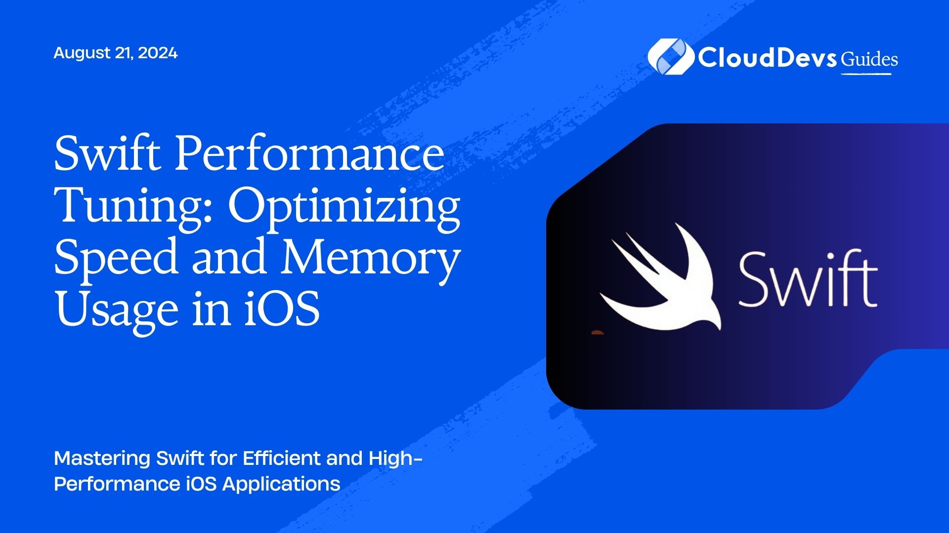 Swift Performance Tuning: Optimizing Speed and Memory Usage in iOS