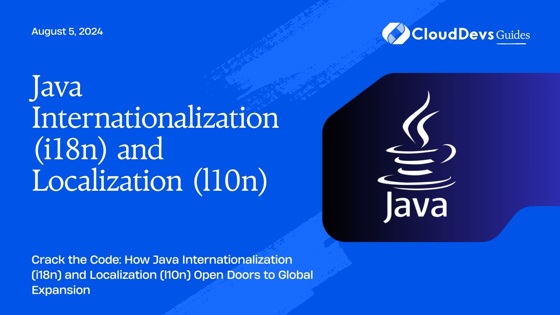 Java Internationalization (i18n) and Localization (l10n)