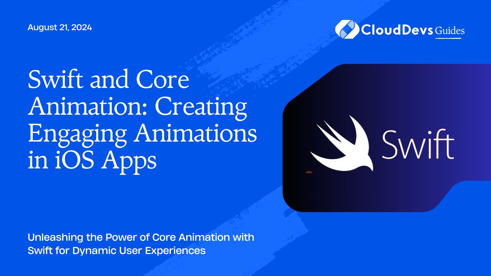 Swift and Core Animation: Creating Engaging Animations in iOS Apps