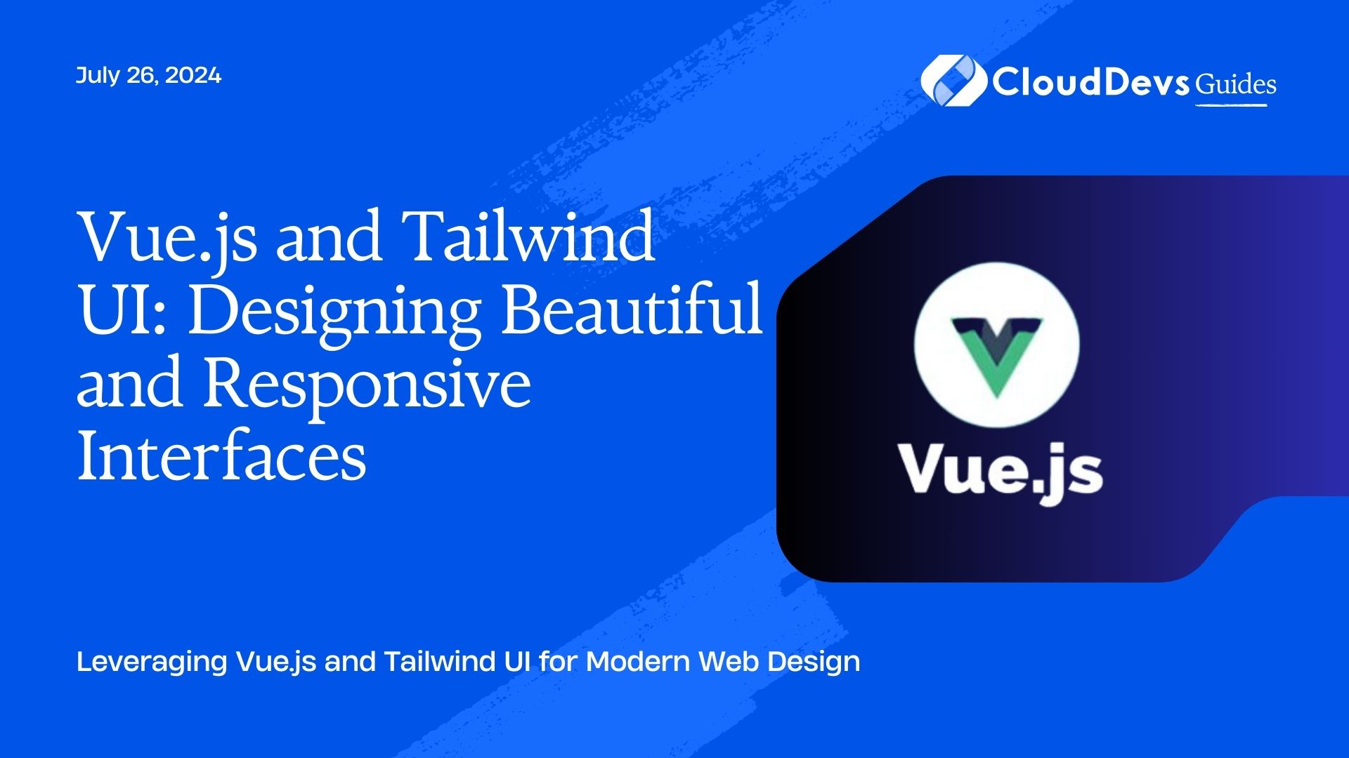 Vue.js and Tailwind UI: Designing Beautiful and Responsive Interfaces