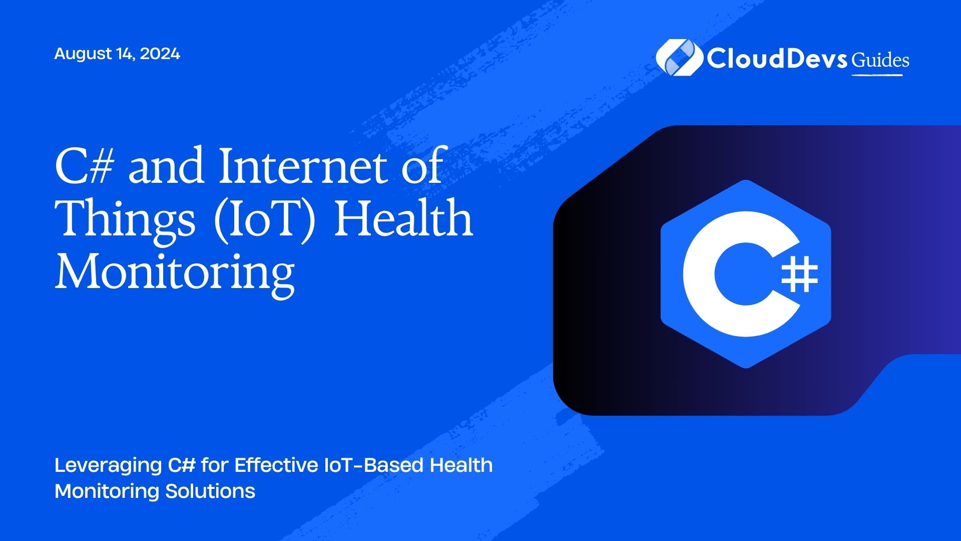 C# and Internet of Things (IoT) Health Monitoring