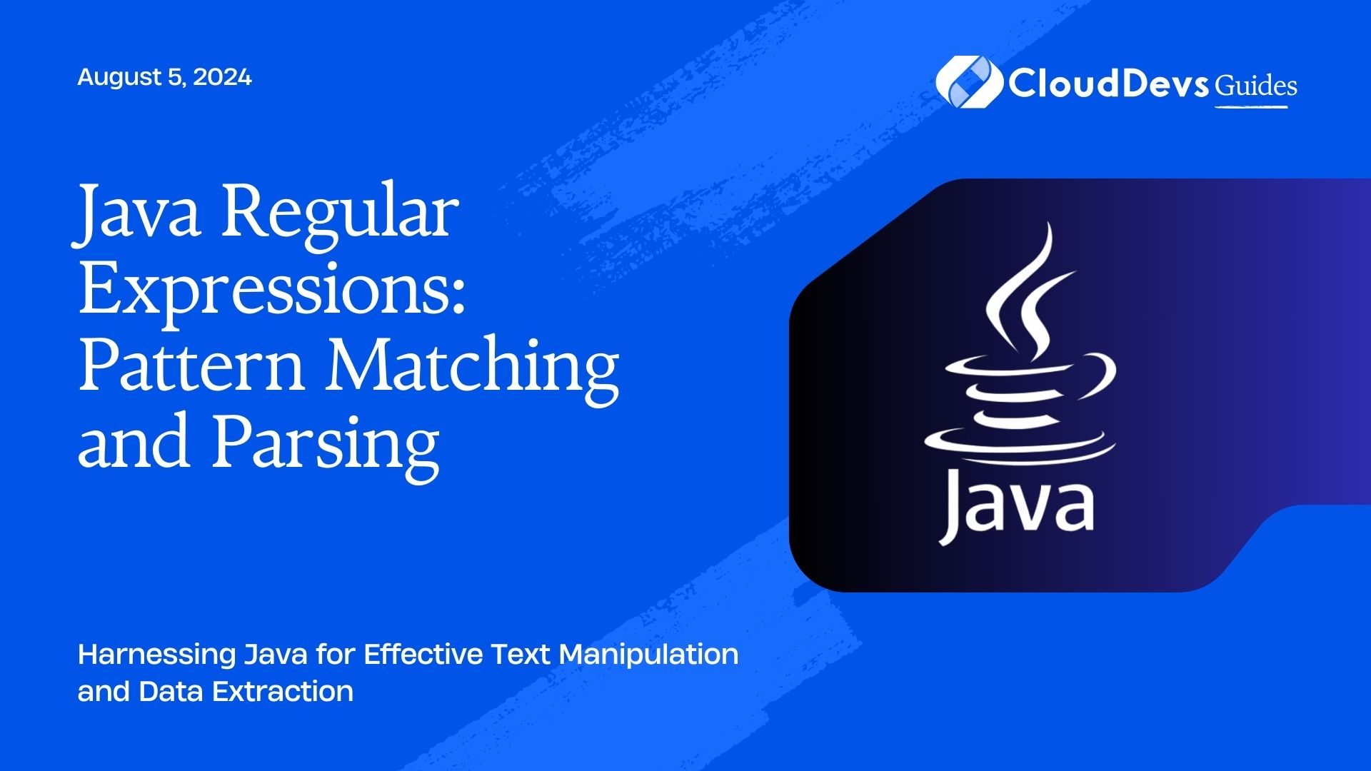 Java Regular Expressions: Pattern Matching and Parsing