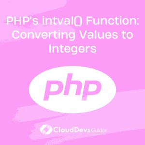 PHP’s intval() Function: Converting Values to Integers