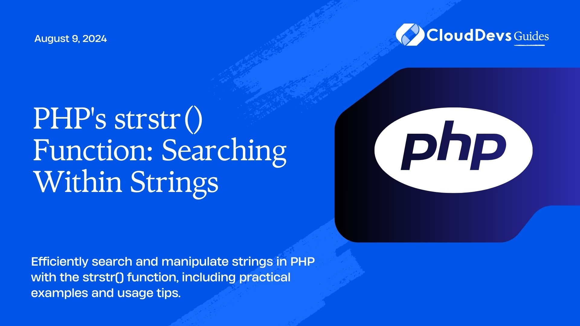 PHP's strstr() Function: Searching Within Strings