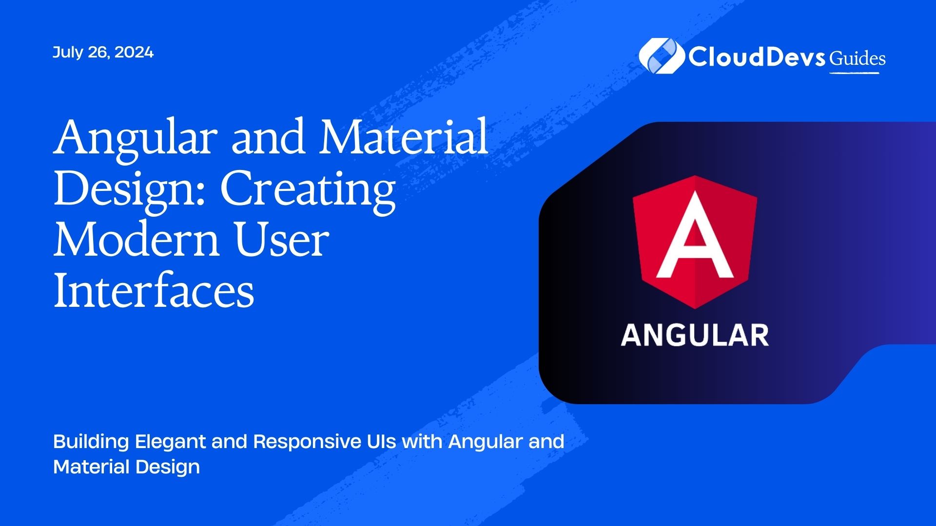 Angular and Material Design: Creating Modern User Interfaces