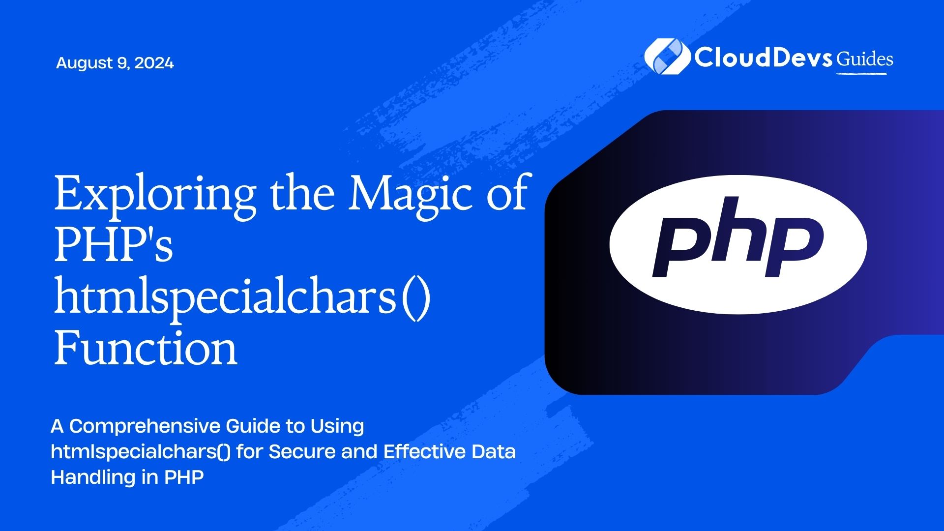 Exploring the Magic of PHP's htmlspecialchars() Function