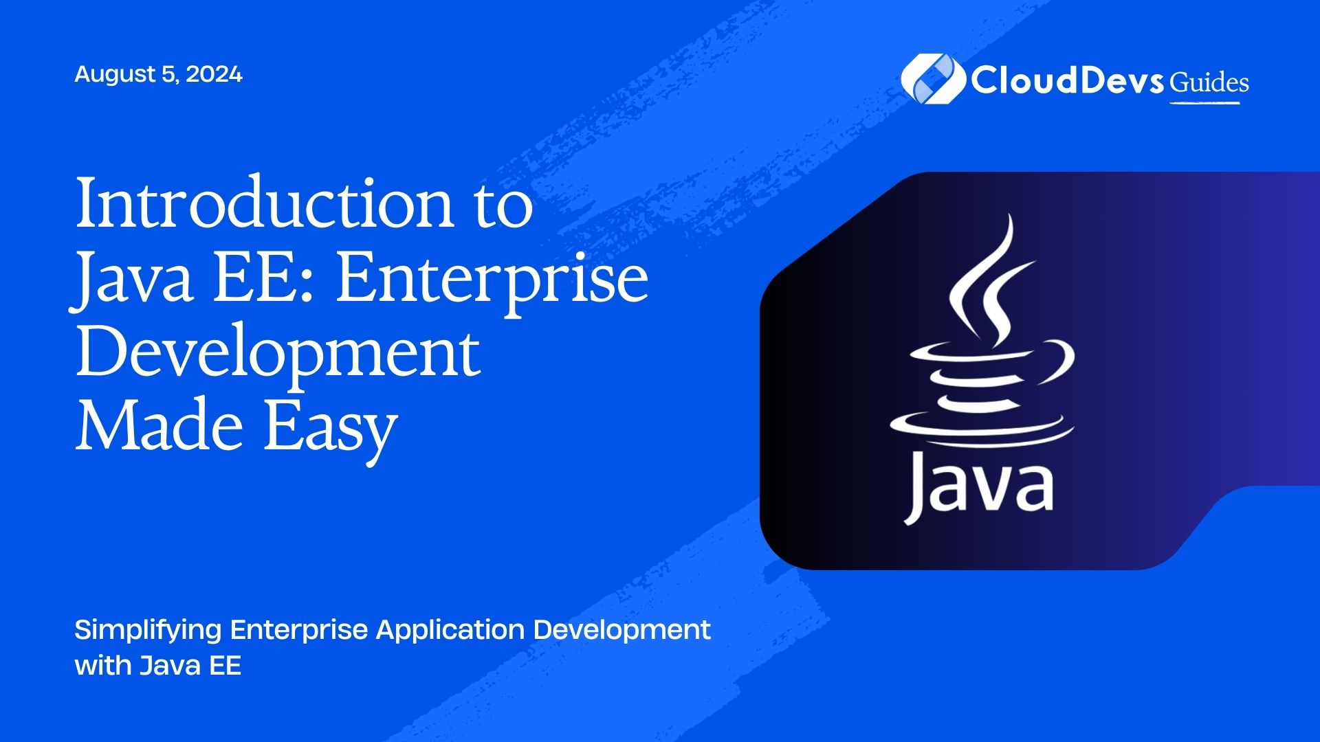 Introduction to Java EE: Enterprise Development Made Easy