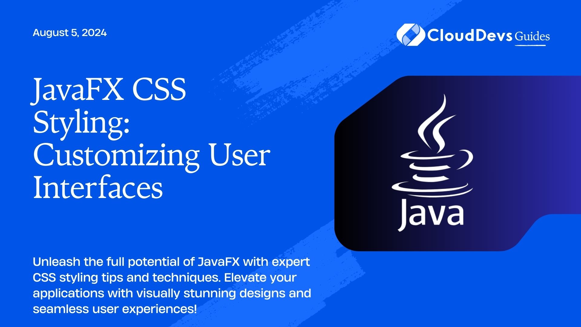 JavaFX CSS Styling: Customizing User Interfaces