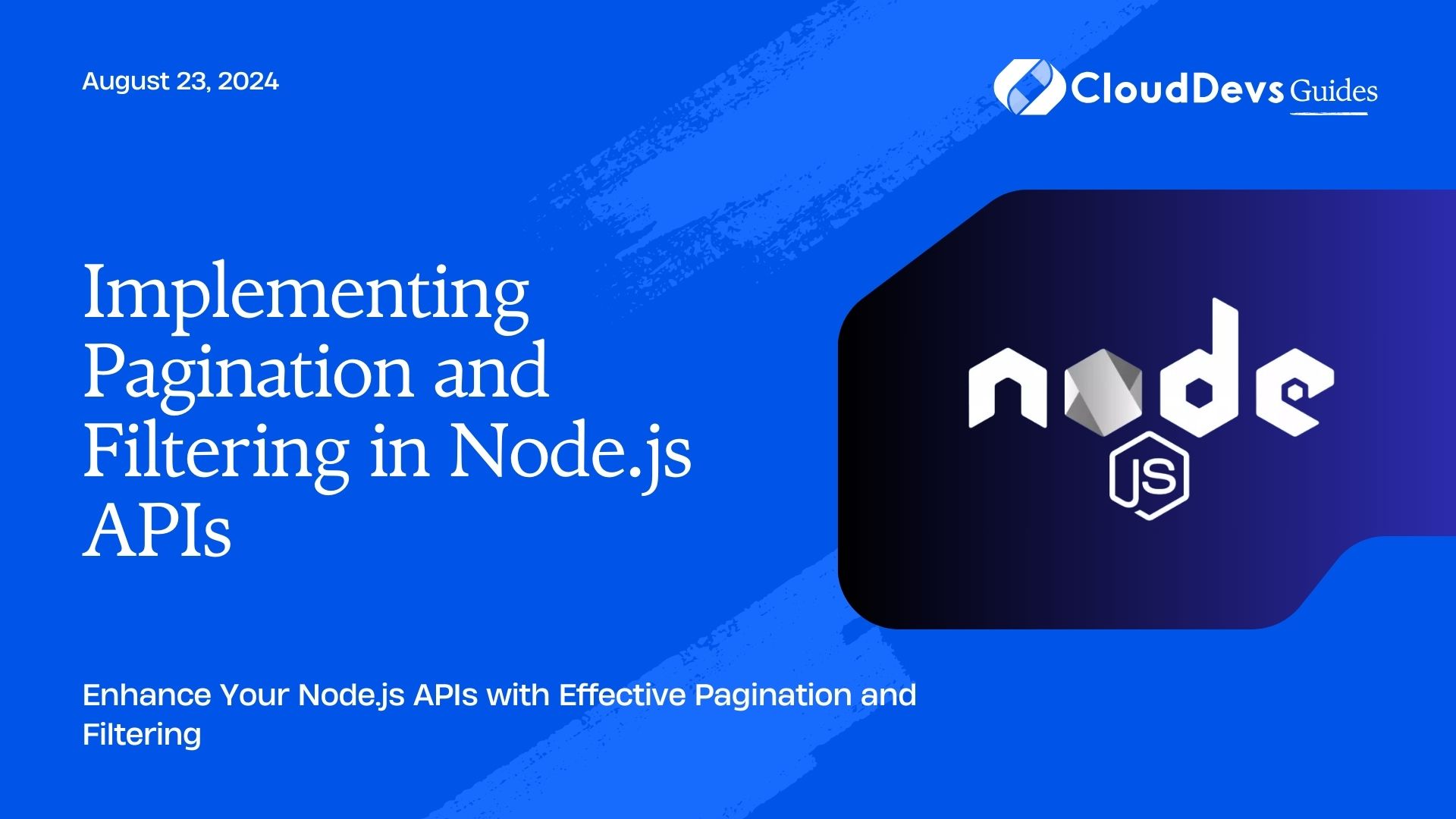 Implementing Pagination and Filtering in Node.js APIs