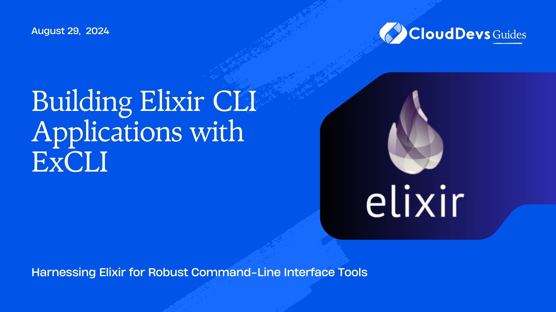 Building Elixir CLI Applications with ExCLI