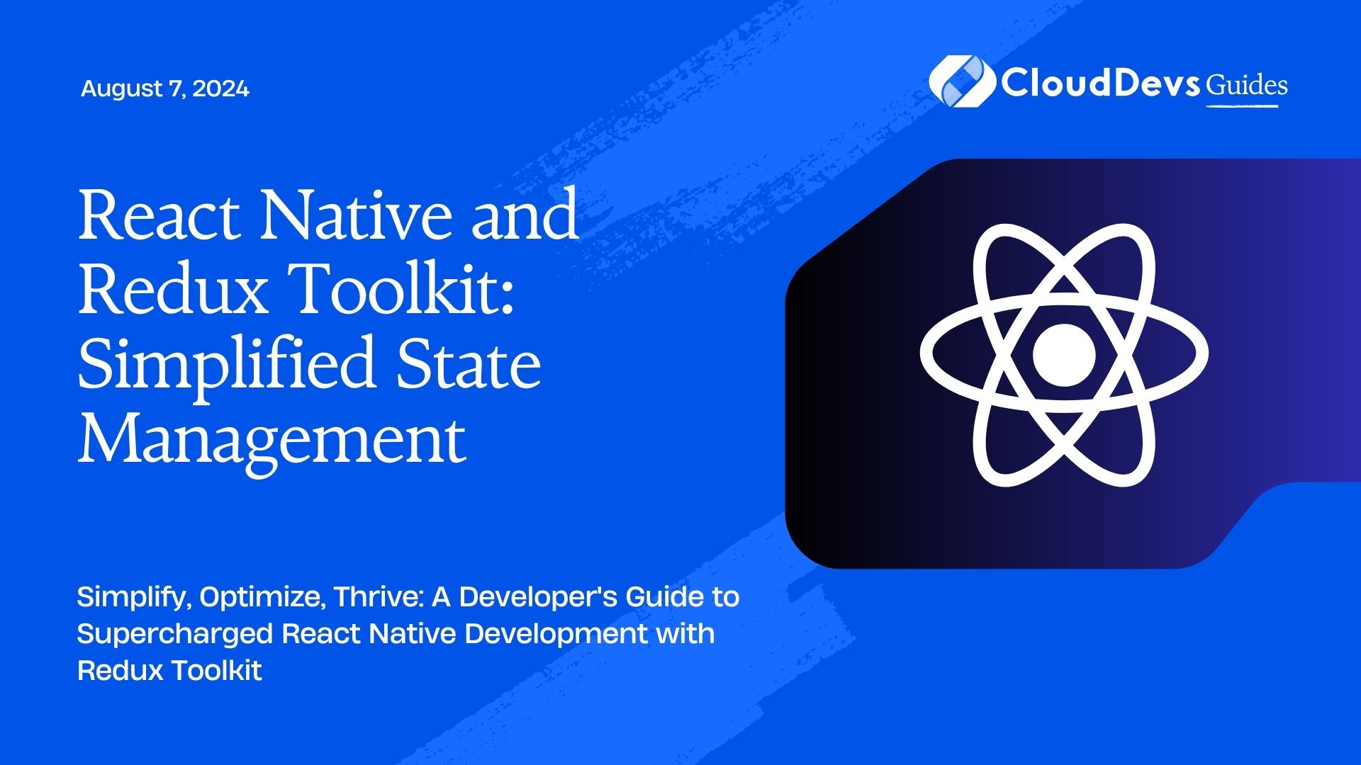 React Native and Redux Toolkit: Simplified State Management