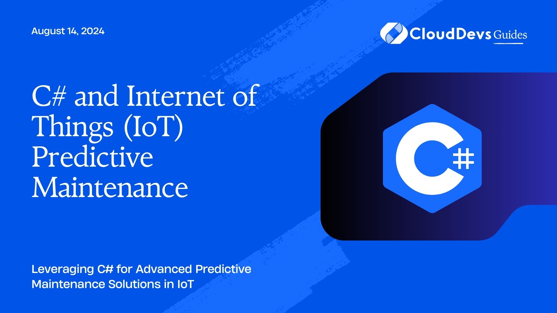 C# and Internet of Things (IoT) Predictive Maintenance