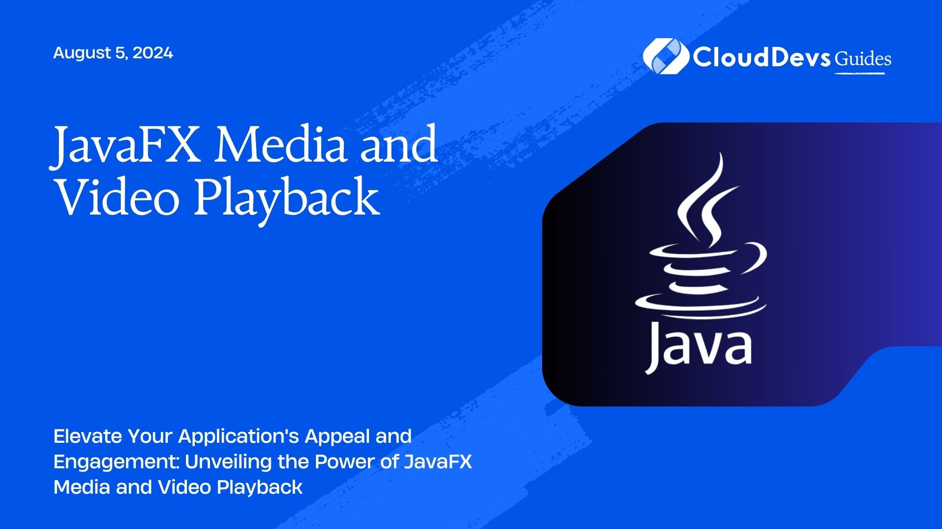 JavaFX Media and Video Playback