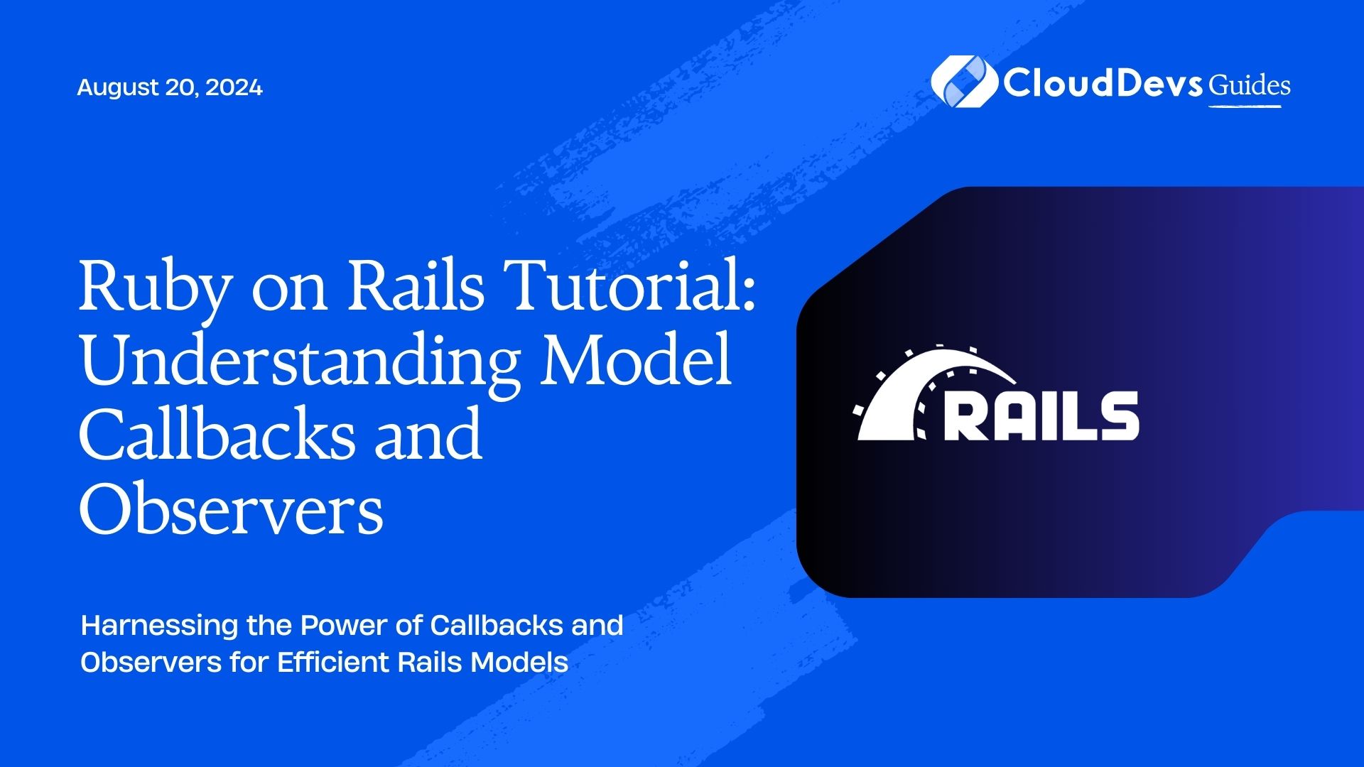 Ruby on Rails Tutorial: Understanding Model Callbacks and Observers