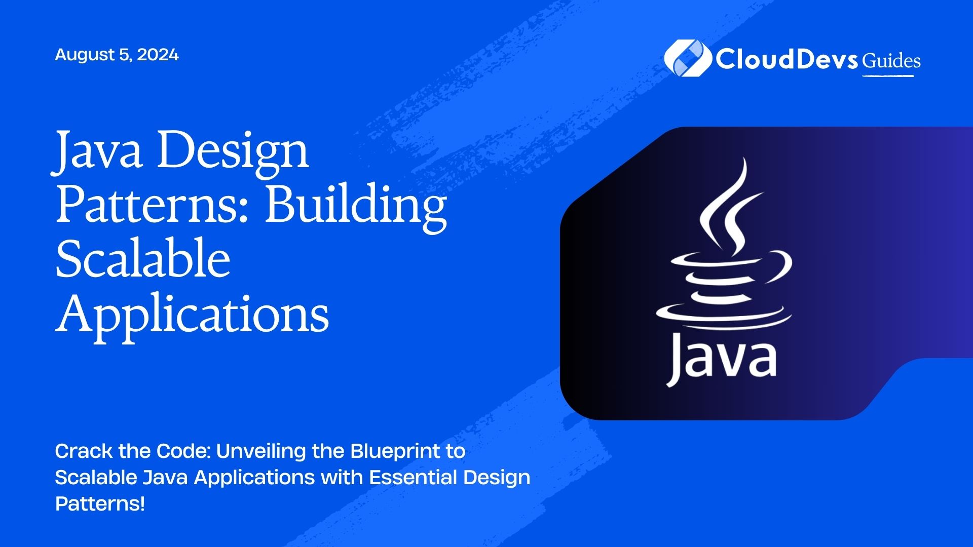 Java Design Patterns: Building Scalable Applications