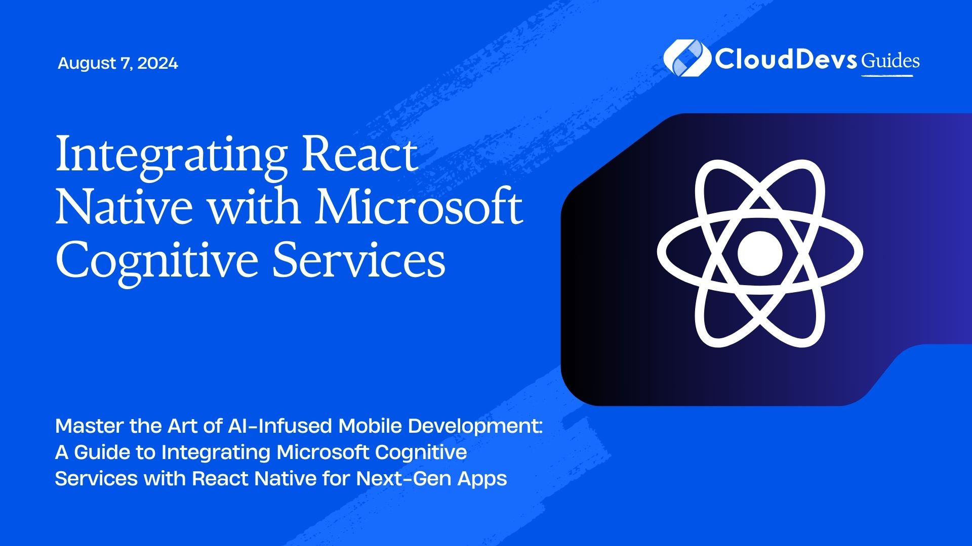 Integrating React Native with Microsoft Cognitive Services