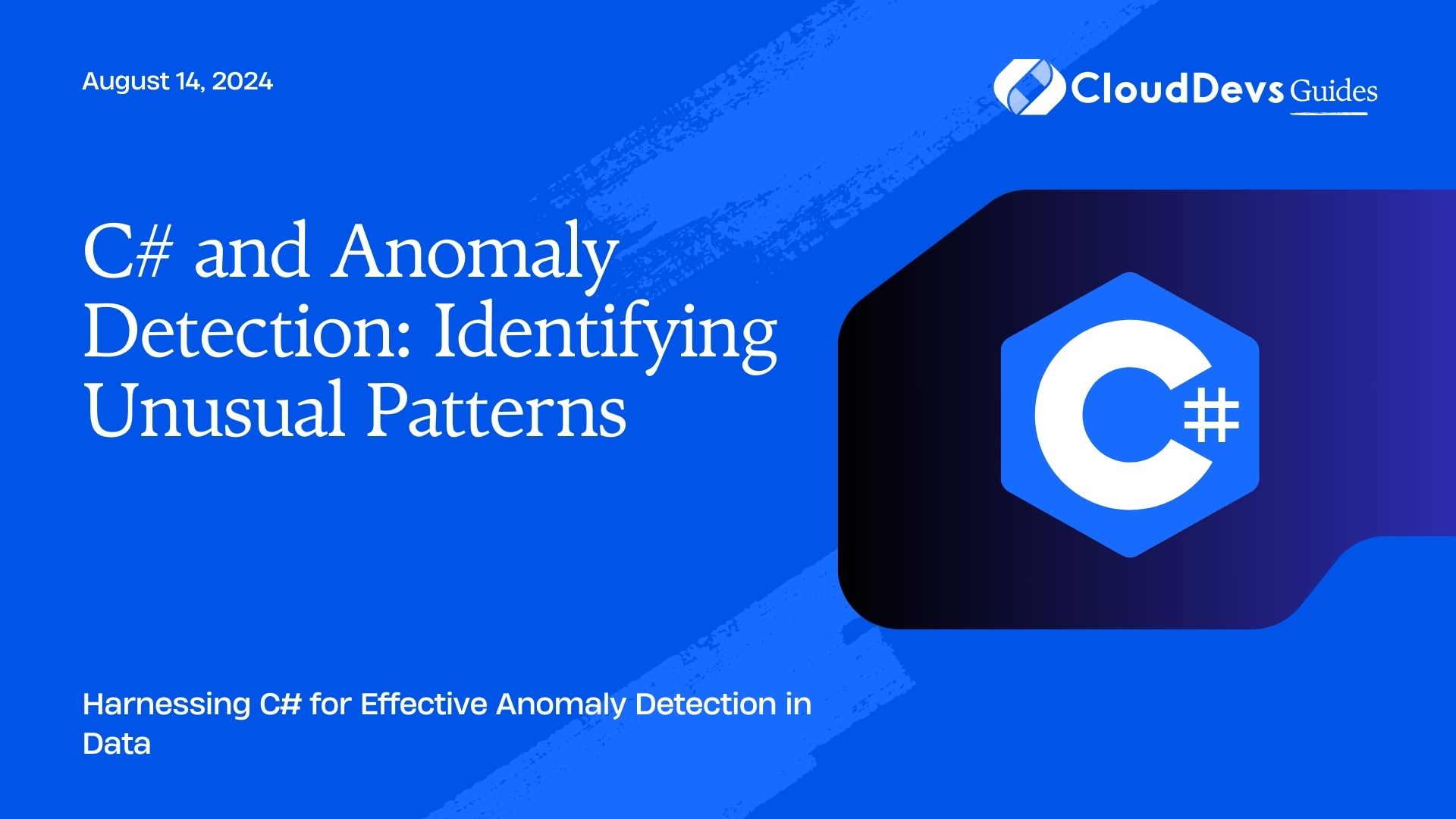 C# and Anomaly Detection: Identifying Unusual Patterns