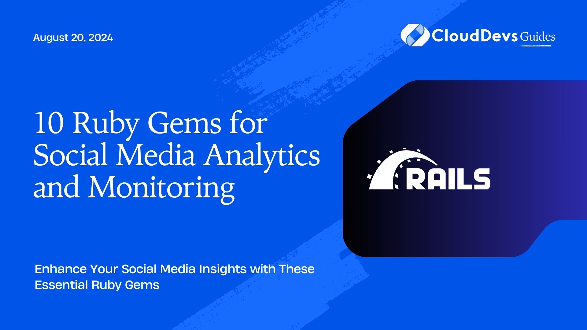 10 Ruby Gems for Social Media Analytics and Monitoring