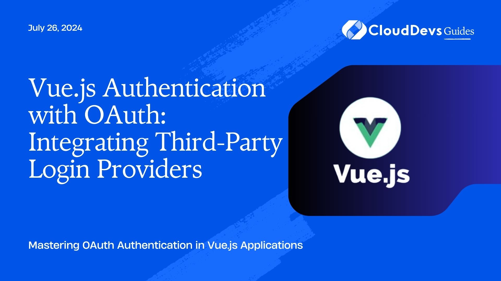 Vue.js Authentication with OAuth: Integrating Third-Party Login Providers