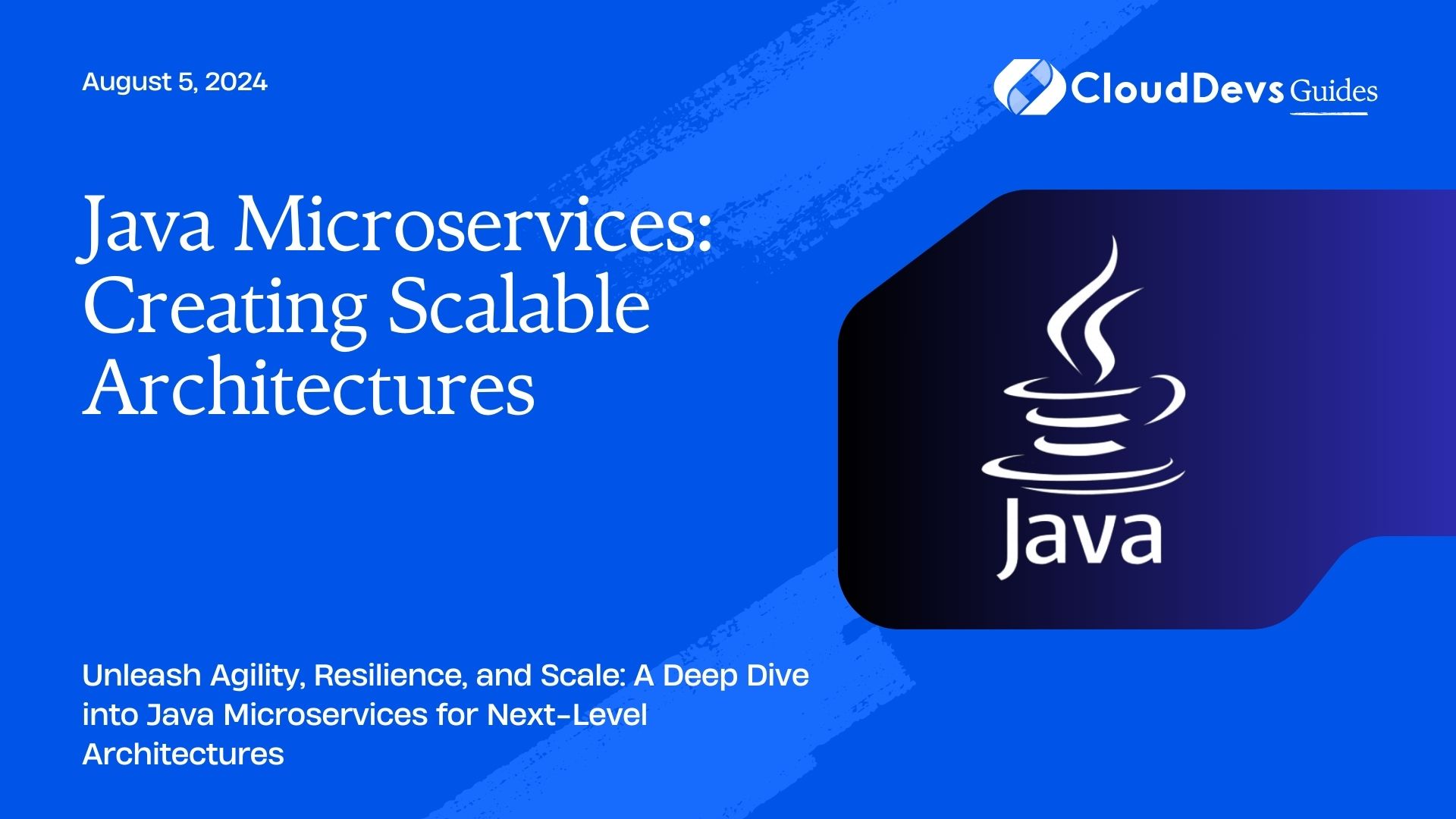 Java Microservices: Creating Scalable Architectures