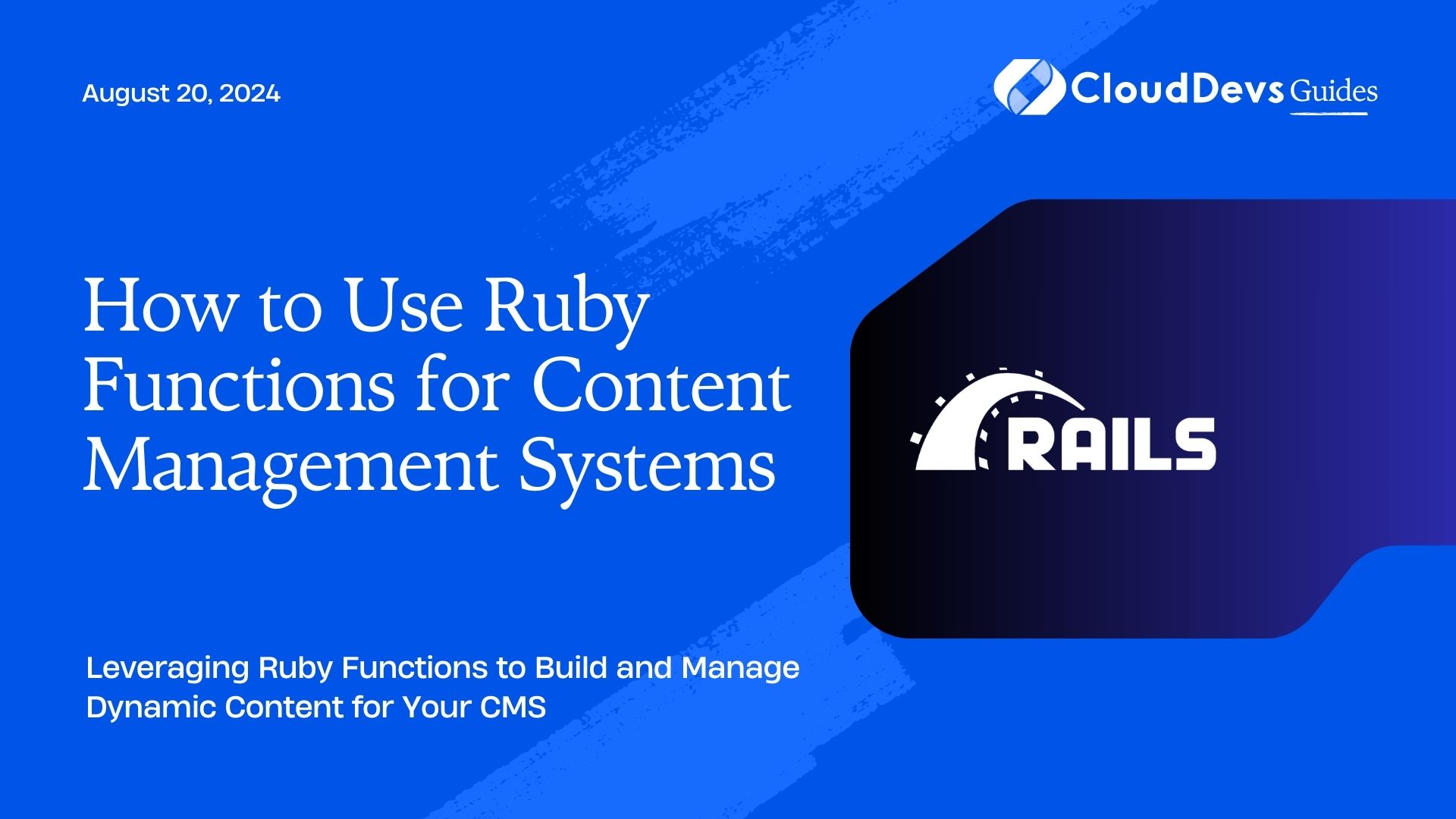 How to Use Ruby Functions for Content Management Systems