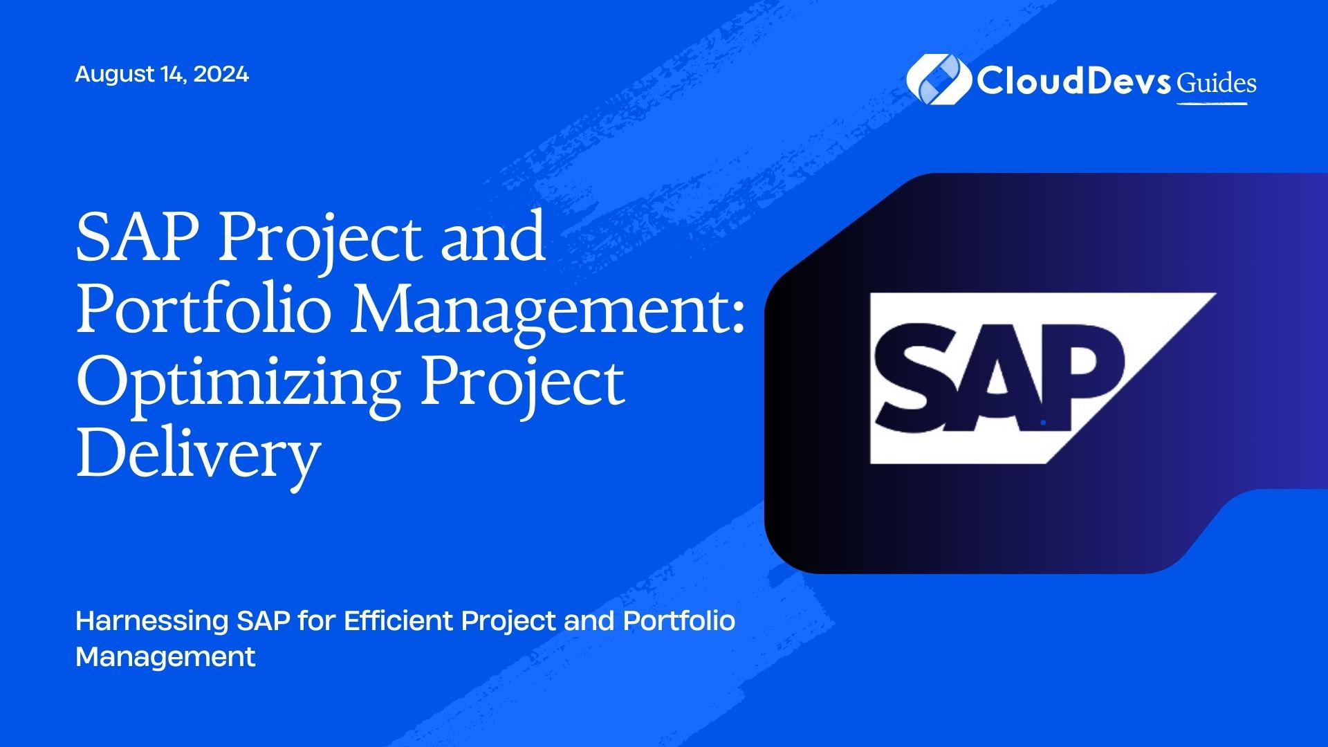 SAP Project and Portfolio Management: Optimizing Project Delivery