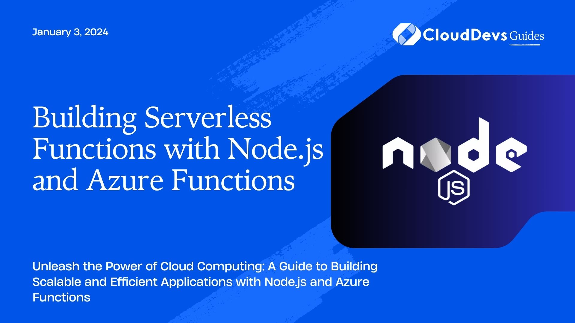 Building Serverless Functions with Node.js and Azure Functions