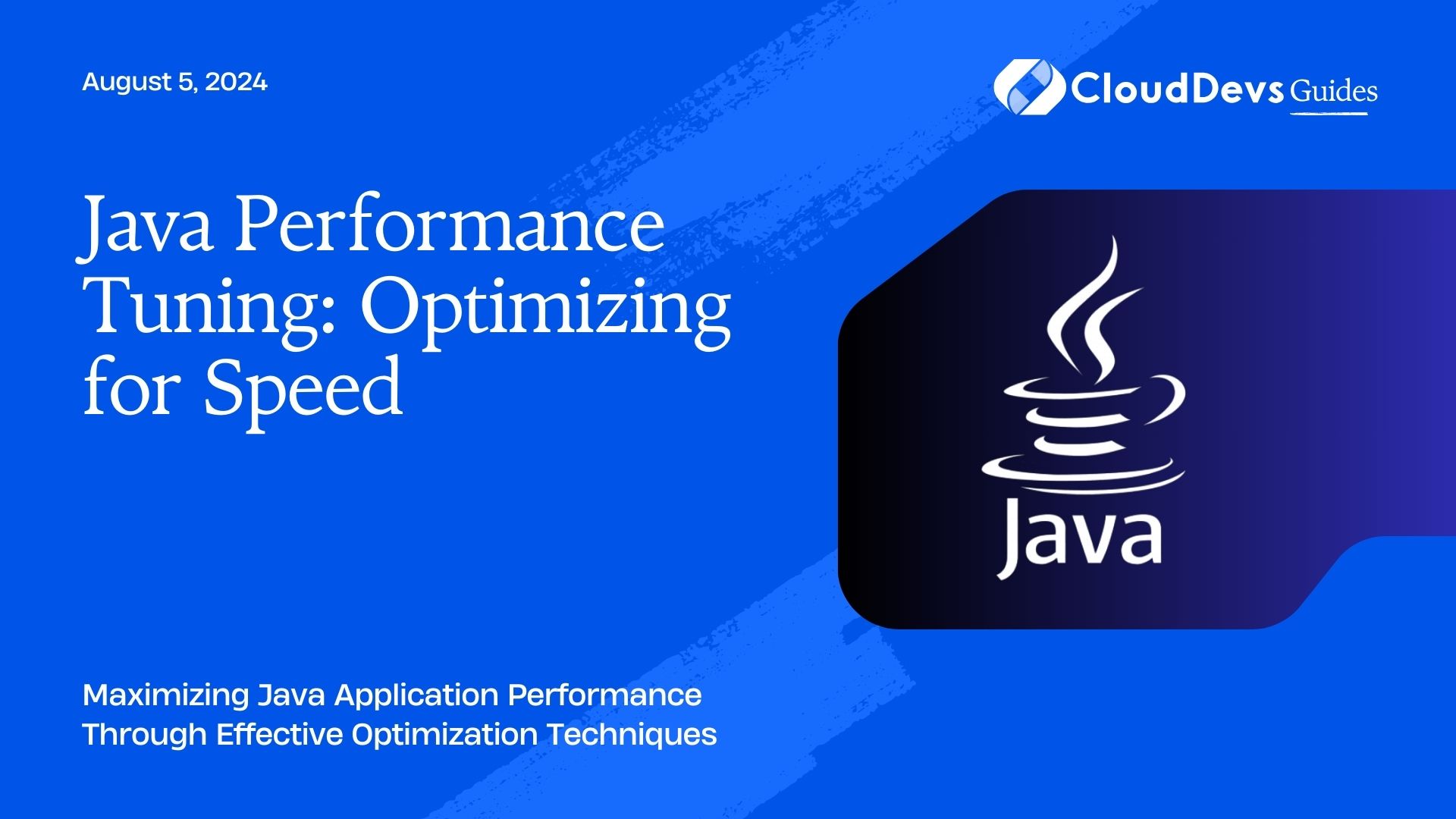 Java Performance Tuning: Optimizing for Speed