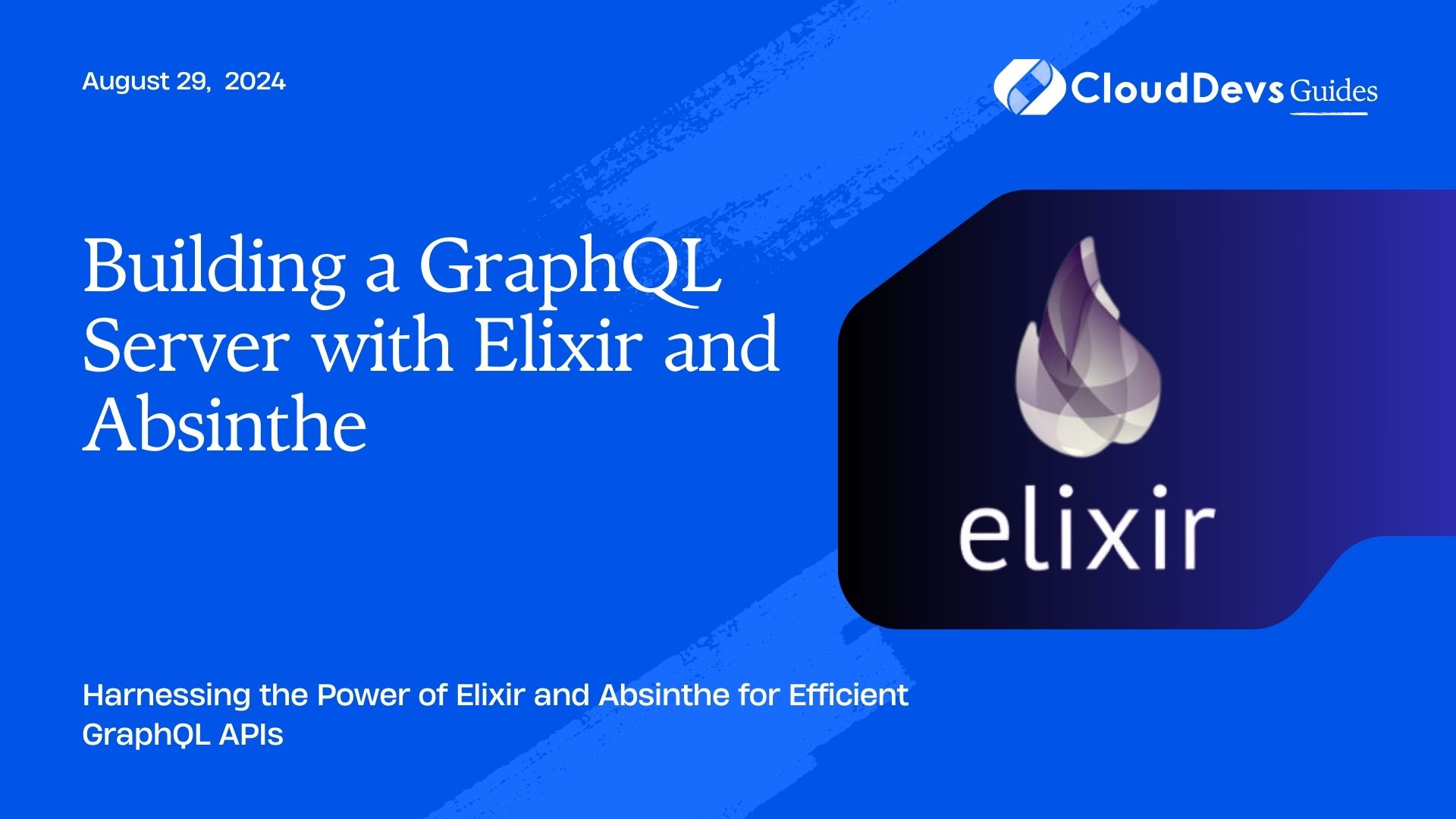 Building a GraphQL Server with Elixir and Absinthe