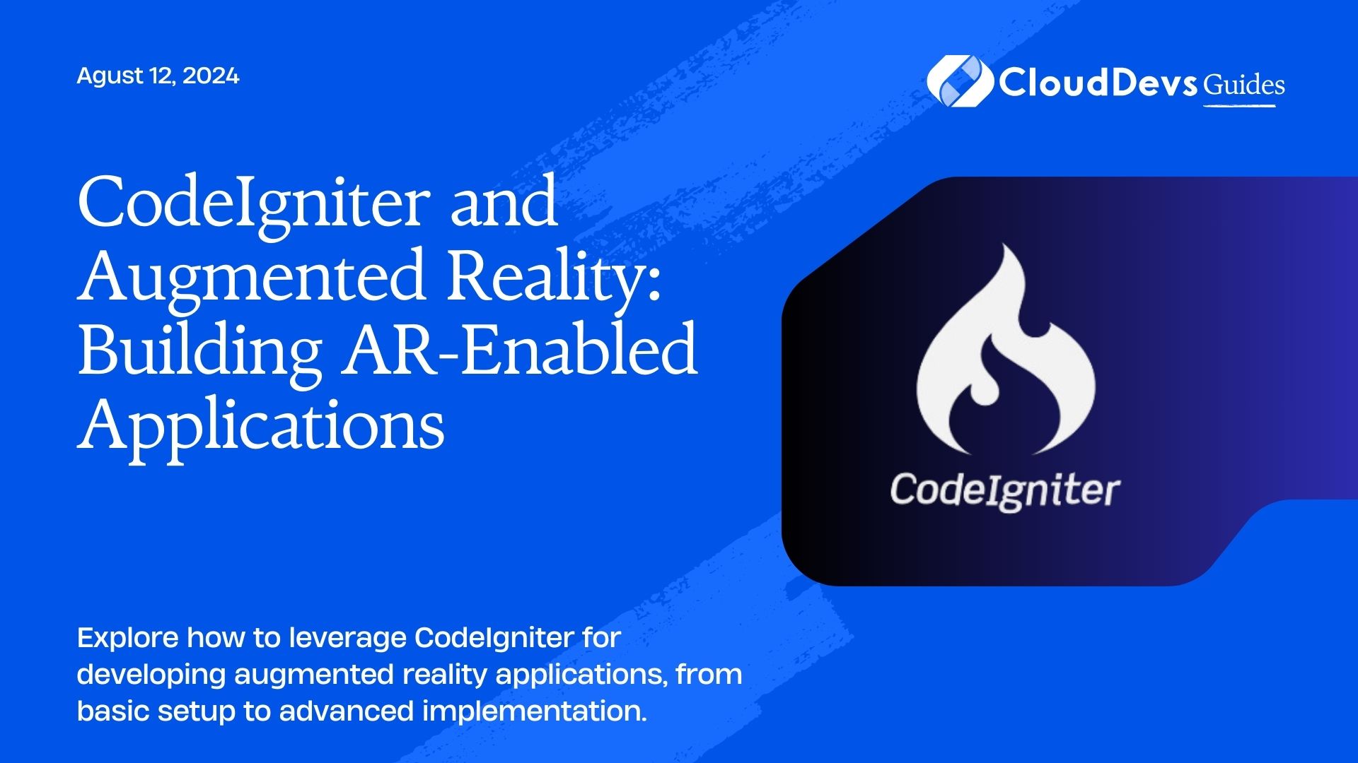 CodeIgniter and Augmented Reality: Building AR-Enabled Applications