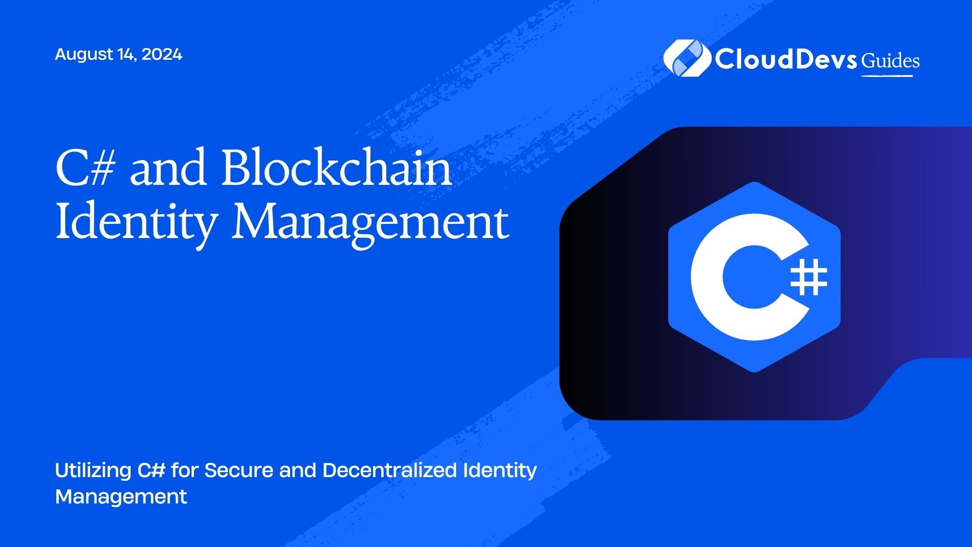 C# and Blockchain Identity Management