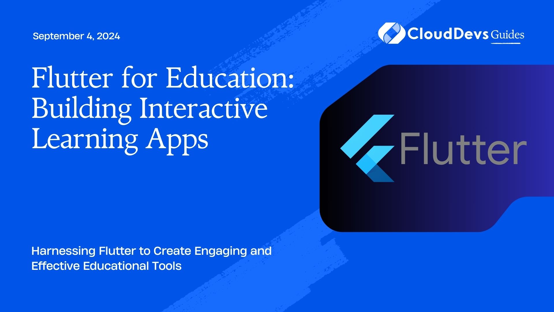 Flutter for Education: Building Interactive Learning Apps