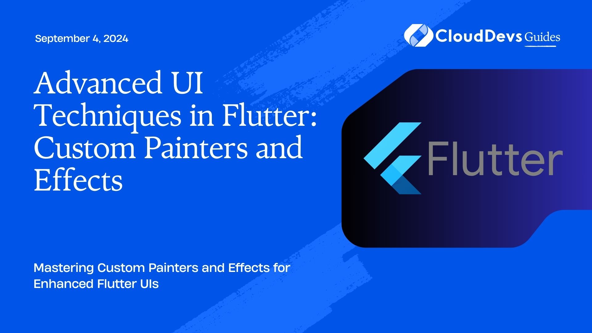 Advanced UI Techniques in Flutter: Custom Painters and Effects