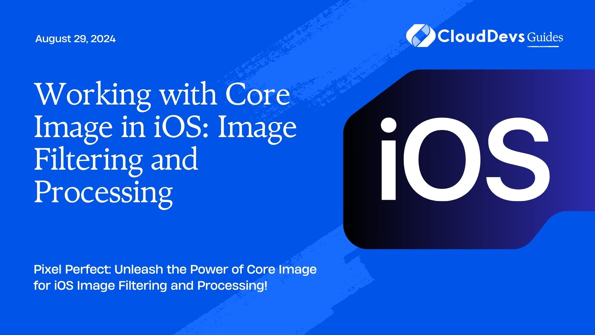 Working with Core Image in iOS: Image Filtering and Processing