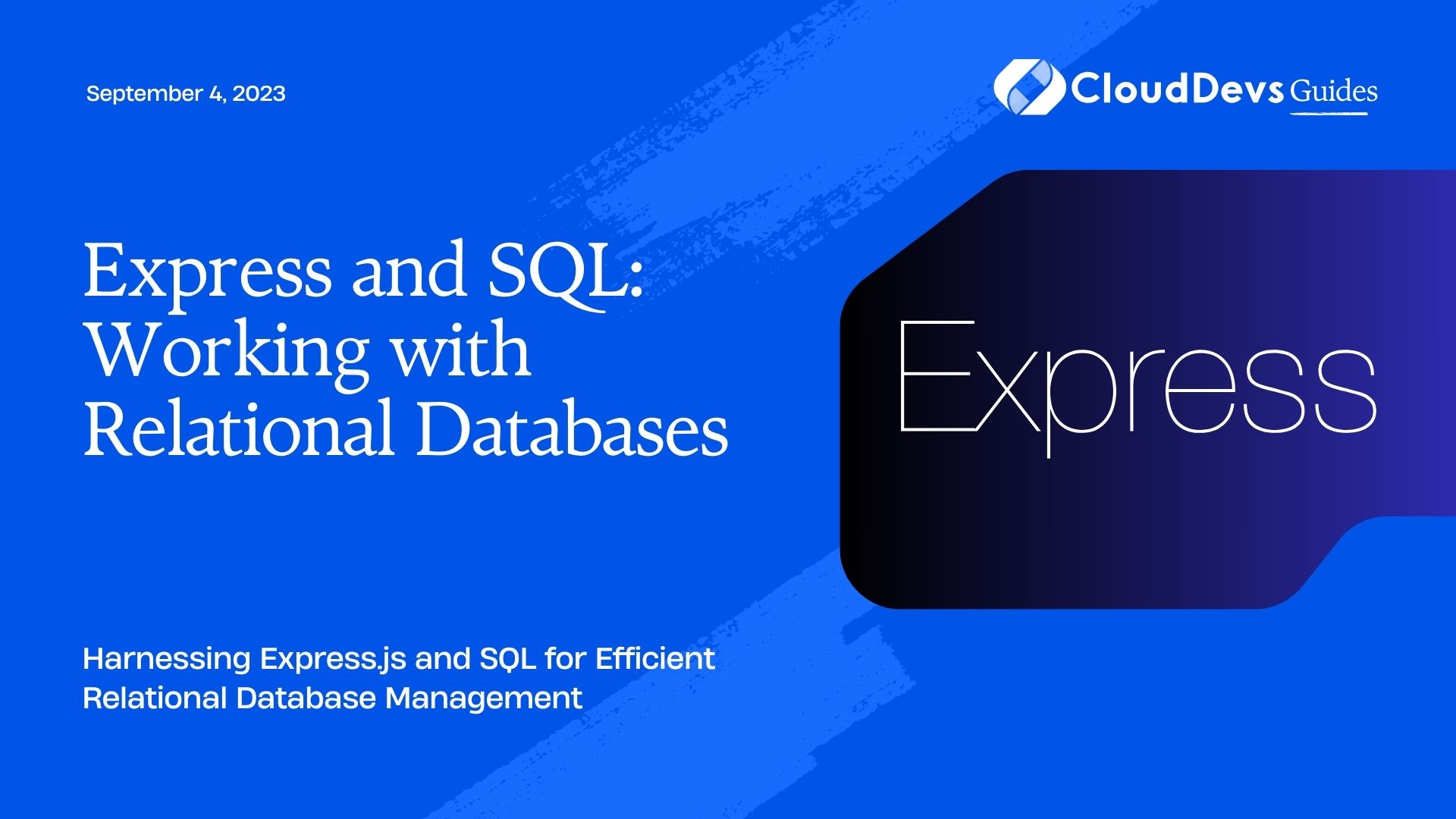 Express and SQL: Working with Relational Databases