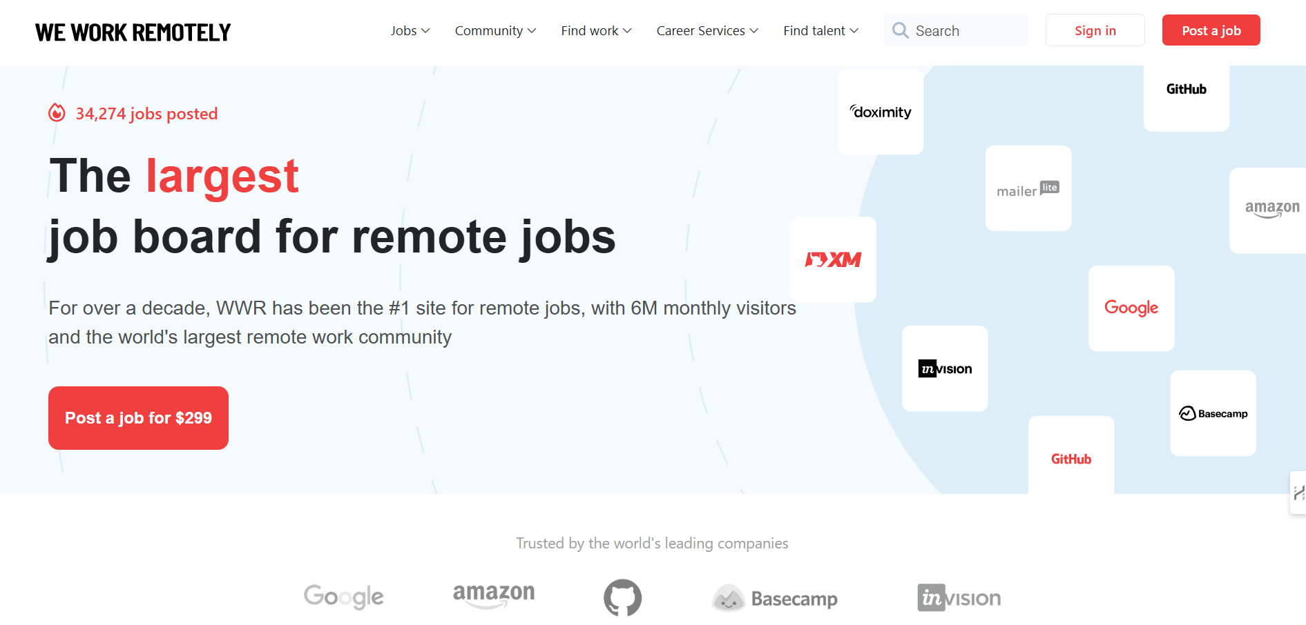 we work remotely