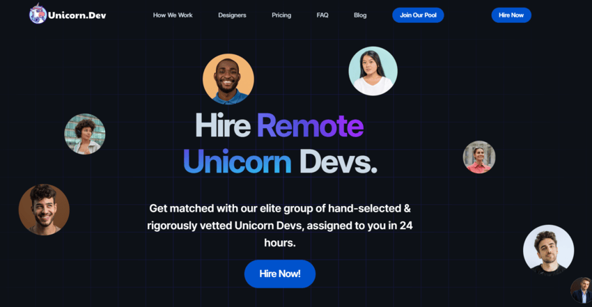 unicorn devs home page