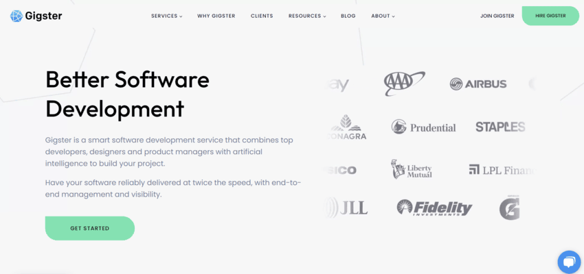 gigster home page